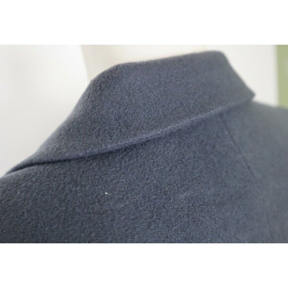 VINTAGE L.L. BEAN - WOMEN'S GRAY WOOL CASHMERE BLEND BLAZER JACKET - SIZE 10P - Picture 9 of 12